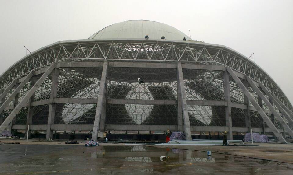 钟祥温泉馆网架工程